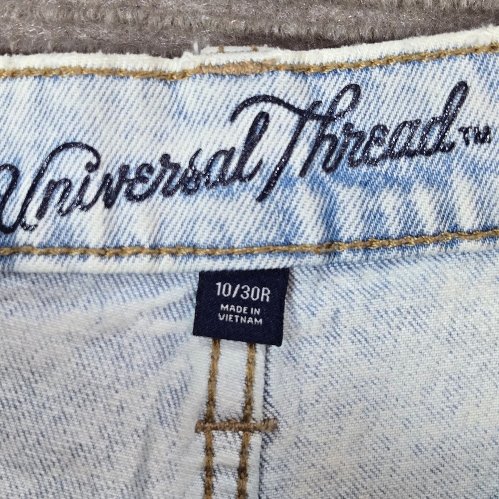 Universal Thread Womens 10/30R Light Wash Vintage Straight High Rise Jeans - Picture 9 of 12